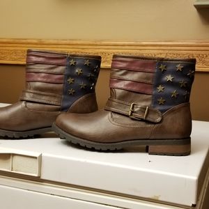 Stars &  Stripes Ankle Booties